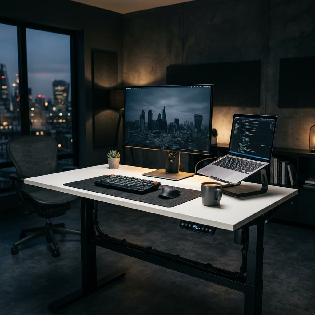 Custom Ergonomic Desk Setup